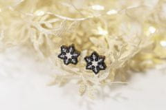 BeWooden dámske Vianočné náušnice Brunn Snowflake earrings univerzálna