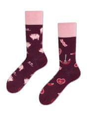 Veselé vzorované ponožky Piggy Tales ružové veľ. 35-38