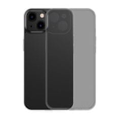 BASEUS Baseus Frosted Glass Case pre iPhone 13 (čierny) + tvrdené sklo