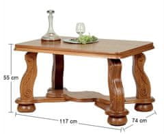 Pyka Konferenčný stolík Cezar M - drevo D3