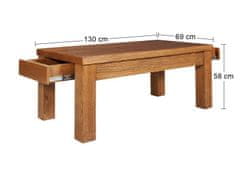 Pyka Konferenčný stolík Maja - drevo D3