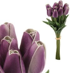 Autronic Mini tulipán, farba tmavofialová. Materiál pena. Cena za 1 kus, vo zväzku je 10 KUM3410-PUR2