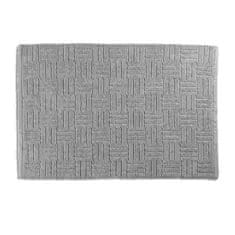 Kela Kúpeľňová rohož Leana 65x55 cm bavlna sivá