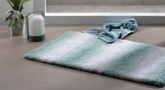 Kela Kúpeľňová rohož Ombre 65x55 cm polyester nefritovo zelená