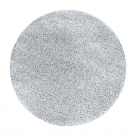 Ayyildiz Kusový koberec Brilliant Shaggy 4200 Silver kruh