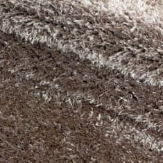 Ayyildiz Kusový koberec Brilliant Shaggy 4200 Taupe 80x150