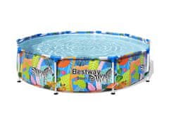 Bestway Bazén safari s konštrukciou 3,05 x 0,66 m bez filtrácie
