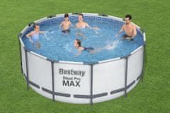 Bestway Bazén s konštrukciou 3,66 x 1,22m svetlo šedý set