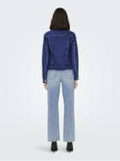 Jacqueline de Yong Dámska džínsová bunda JDYREMI 15281572 Dark Blue Denim (Veľkosť M)