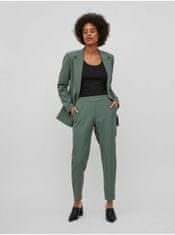 VILA Elegantné nohavice pre ženy VILA - zelená XS
