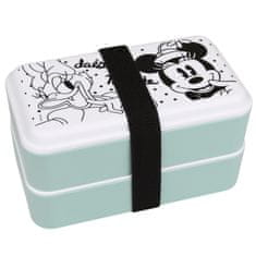 Disney Minnie Mouse a Daisy Disney 2x Mint nádoba na jídlo, krabička na oběd 18,5x5x5 cm