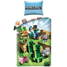 Halantex Bavlnené posteľné obliečky Minecraft - Farma