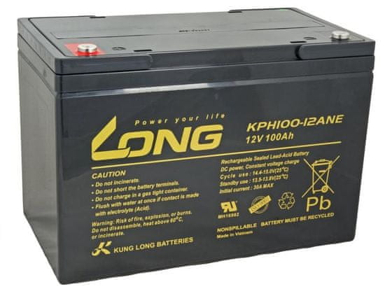 Long  baterie 12V 100Ah M6 DeepCycle (KPH100-12ANE)