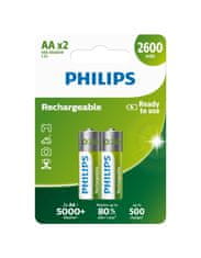 Philips Batéria R6B2A260/10 nabíjací AA 2600 mAh 2ks
