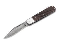 Böker Manufaktur 110715DAM 98k-Damascus zberateľský vreckový nôž 8,4 cm, damašek, orech