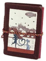 Gifty City Ručně vyrobený zápisník 10x7,5 cm, Prague cat