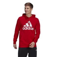 Adidas Mikina červená 164 - 169 cm/S Essentials Fleece Big Logo Hoodie