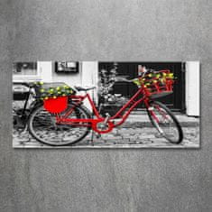 Wallmuralia.sk Foto obraz akrylové sklo Mestský bicykel 100x50 cm 2 prívesky