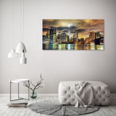 Wallmuralia.sk Foto obraz akrylové sklo Manhattan New York 125x50 cm 2 prívesky