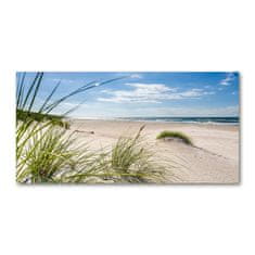 Wallmuralia.sk Foto obraz akrylové sklo Mřežino pláž 120x60 cm 2 prívesky