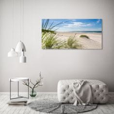 Wallmuralia.sk Foto obraz akrylové sklo Mřežino pláž 120x60 cm 2 prívesky