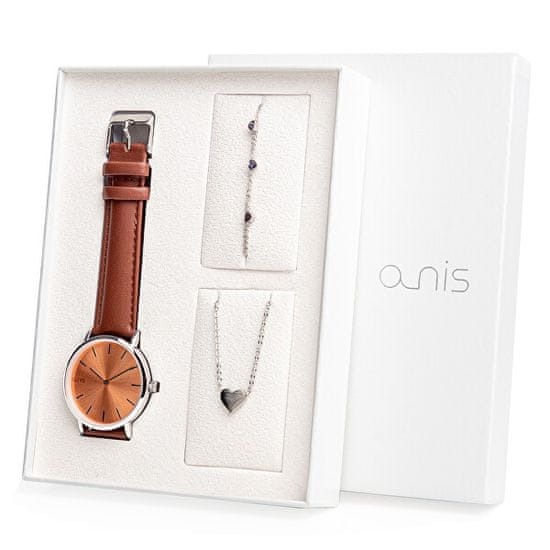 Anis Set hodinek, náhrdelníku a náramku AS100-12