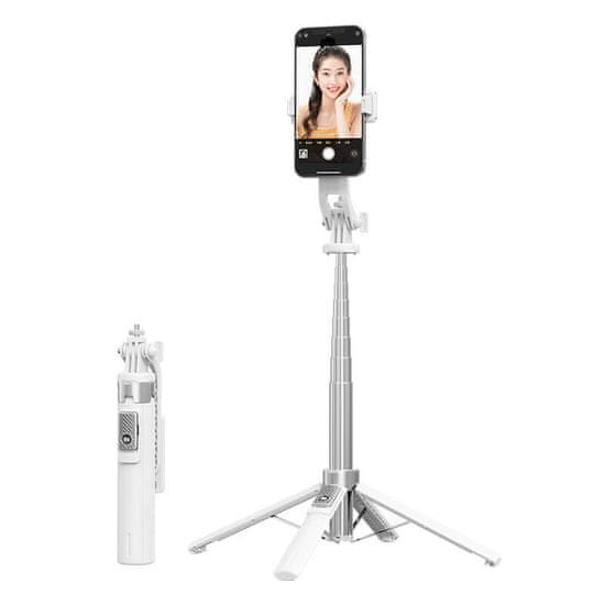 Dali Selfie Stick Bluetooth selfie tyč + stojan, biela K07 Dali