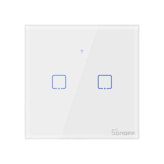 Sonoff Dvojdotykový wifi vypínač T0EU2C-TX