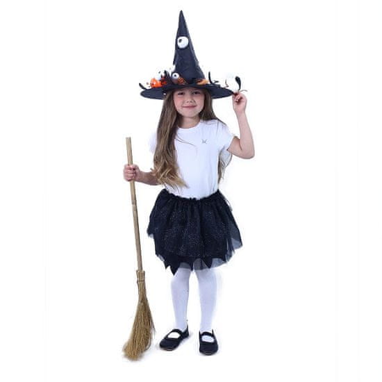 Rappa Detský kostým tutu sukne čarodejnice / Halloween