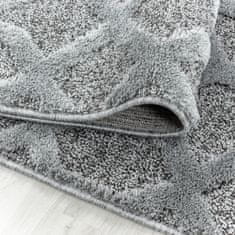 Ayyildiz Kusový koberec Pisa 4702 Grey 60x110