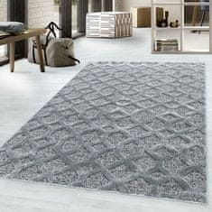 Ayyildiz Kusový koberec Pisa 4702 Grey 280x370