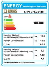 Brilix Tepelné čerpadlo XHP FD PLUS 140 12kW