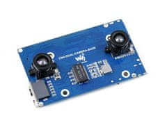 Waveshare Modul binokulárnej kamery pre Raspberry Pi CM4 s rozširujúcim rozhraním