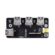 Waveshare Adaptér PCIe na 4x USB 3.2 Gen1, pre dosku Raspberry Pi CM4