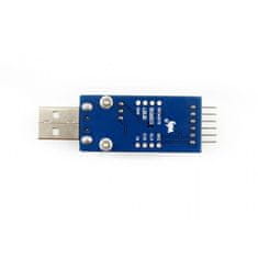 Waveshare Prevodník USB na TTL s čipom CP2102 (typ A) káble sú súčasťou dodávky