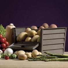 Bama BAMA Box na zeleninu a ovocie, šedohnedý