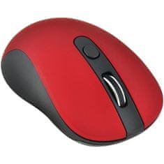 Bluestork Bezdrôtová myš, 2,4 GHz, tlačidlá, červená