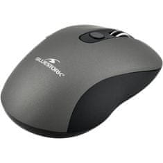 Bluestork Bezdrôtová myš, 2,4 GHz, 6 tlačidiel, sivá