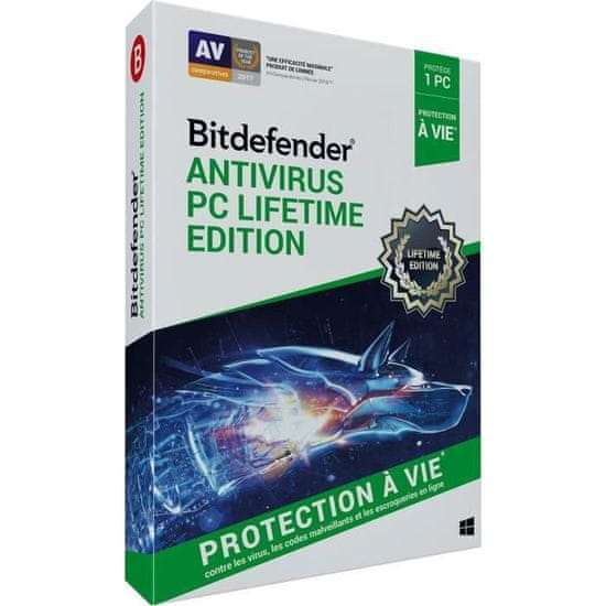 BitDefender BITDEFENDER Antivirus PC Lifetime Edition, doživotná ochrana