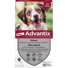 Advantix ADVANTIX 6, Pre stredne ťažké psy od 10 do 25 kg