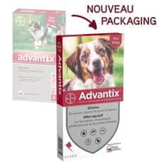 Advantix ADVANTIX 4, Pre stredne ťažké psy od 10 do 25 kg