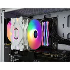 Enermax Adresovateľný chladič vzduchu RGB ENERMAX ETS-F40 pre CPU, biely