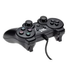 VERVELEY Čierny káblový ovládač pod kontrolou pre systém PS3