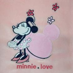 Disney Deka DISNEY Minnie z dvoch materiálov, 75 x 100 cm, 100% polyesterový flanel 220 g/m2