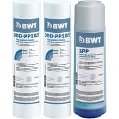 VERVELEY BWT Sada 3 náhradných filtračných vložiek na prevenciu znečistenia, vodného kameňa a korózie
