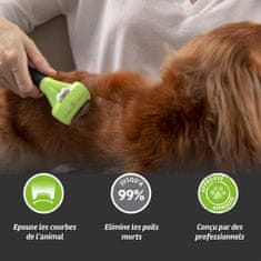 VERVELEY FURMINATOR Grooming Tool, odstraňuje 90 % odumretej srsti, čistenie jedným kliknutím, pre malé psy