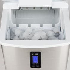 VERVELEY H.KoeNIG Výrobník kociek ľadu, KB15, 3,3 l, 3 veľkosti kociek ľadu, sivá