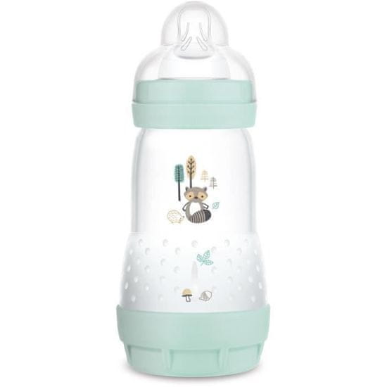 VERVELEY Fľaša MAM Baby Easy Start / Natural Anti-Colic, 260 ml, Aqua, cumlík Flow 2 x1