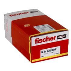 FISCHER FISCHER, NF 8x100/60 hmoždinka s hrubou prírubou a špicatým klincom, Box 100