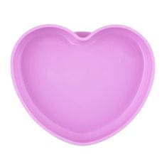 Chicco CHICCO-Silikónové srdce s prísavkou, ružové, 9m +